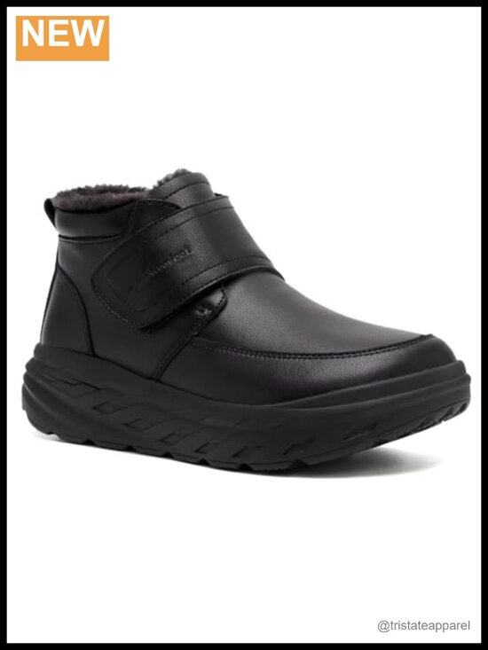 Other - Men's Orthopedic Leather Winter Ankle Boots Wide Toe Box Arch Support